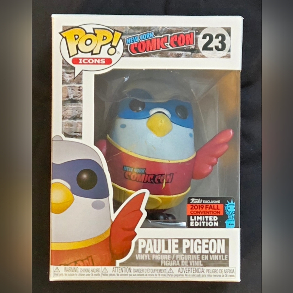NYCC Funko 2019 Fall Convention Exclusive Paulie Pigeon #23 Vinyl Figure
